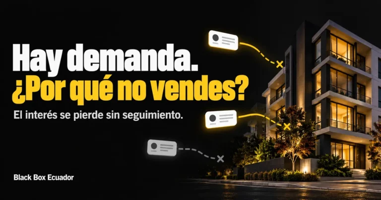 Marketing Construccion Inmobiliaria Demanda perdida ventas sin seguimiento